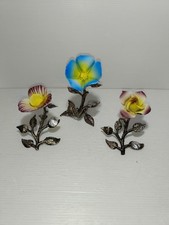 Fiori capodimonte porcellana usato  Vercelli