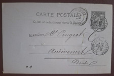 Entier 10c sage d'occasion  La Motte-Servolex