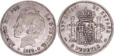 Pesetas alfonso xiii d'occasion  France