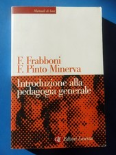 Introduzione alla pedagogia usato  Italia