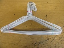 Coat hangers white for sale  HALIFAX