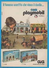GIG: Playmobil Saloon Anno 1977 pubblicità advertising werbung clipping MA1356 comprar usado  Enviando para Brazil