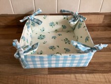 Blue floral gingham for sale  BRIERLEY HILL