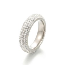 Anello inox argentato usato  Spedire a Italy