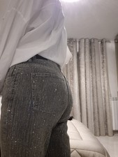 Jeans donna scintillanti usato  Ruvo di Puglia