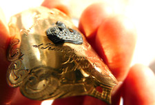 Antiker gold fahnennagel gebraucht kaufen  Lunzenau