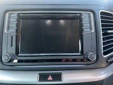 Usado, VOLKSWAGEN SHARAN MK2 7N 2019 UNIDADE PRINCIPAL DE RÁDIO ESTÉREO TELA SENSÍVEL AO TOQUE comprar usado  Enviando para Brazil