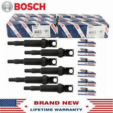 Bobina de ignição Bosch 6x fabricante de equipamento original e 6 velas de ignição para BMW 325i 328i 525 528 530 535 X3 X5 comprar usado  Enviando para Brazil