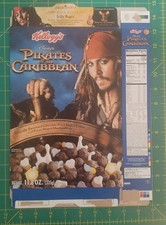 Kelloggs Piratas do Caribe Cereal 2006 caixa vazia Maldição do Pérola Negra comprar usado  Enviando para Brazil