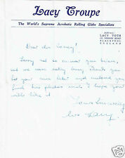Usado, La Carta Firmada A Mano De The Lacy Troupe comprar usado  Enviando para Brazil