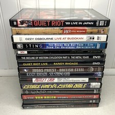 Rare Heavy Metal Rock DVD Lot 15 Ozzy Slayer Quiet Riot Dio Judas Priest Japan comprar usado  Enviando para Brazil