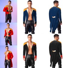 Fantasia Cosplay Masculina Vestir Circo Ringmaster Tema Festa Tailcoat Veludo comprar usado  Enviando para Brazil
