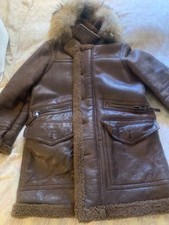 Burberry shearling coat for sale  LONDON