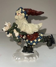 Usado, Coleção Boyds Bears Carvers Choice 5" decoração folclórica Papai Noel patinação pinguim  comprar usado  Enviando para Brazil