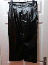 Black faux leather for sale  BOLDON COLLIERY