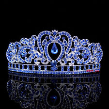 Mini tiara princesa coroa coração azul infantil menina casamento formatura  comprar usado  Enviando para Brazil