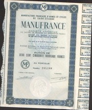 Manufrance armement cycles d'occasion  Paris-