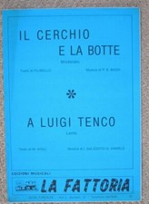 Luigi tenco spartito usato  Torino
