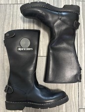 Alpinestars black leather for sale  PETERLEE