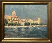Antique oil painting d'occasion  Fontenay-le-Fleury