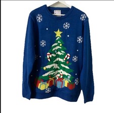 Men blue xmas for sale  LONDON