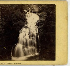 Crystal Cascade Crawford Notch NH Soule Stereoview c1870 comprar usado  Enviando para Brazil