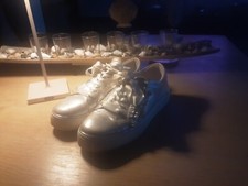 Sneaker silber taupe gebraucht kaufen  Ayl, Trassem, Wellen