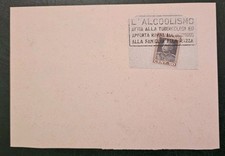 Marcofilia francobollo frammen usato  Italia