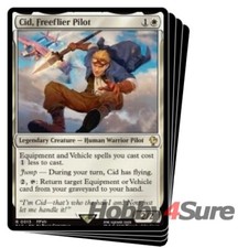 Cid, Freeflier Pilot X4 M/NM Magic: The Gathering MTG Final Fantasy Commander comprar usado  Enviando para Brazil