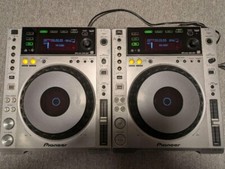 Pioneer DJ CDJ-850 Srebrna para Profesjonalny odtwarzacz multimedialny CD MP3 USB Testowany na sprzedaż  Wysyłka do Poland