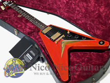 Guitarra elétrica Gibson Custom Shop 2008 1958 Flying V mogno VOS cereja comprar usado  Enviando para Brazil