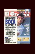 Usado, SOCCER BOCA JRS 3 vs FLAMENGO 0 LIBERTADORES CUP 1991 El Grafico #3736 revista comprar usado  Enviando para Brazil