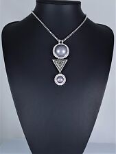 Stunning necklace silver d'occasion  Expédié en Belgium