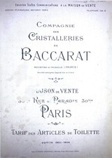Pdf catalogue cristalleries d'occasion  Nancy-