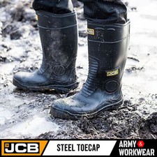 Jcb waterproof wellington for sale  UK