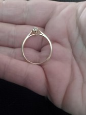 Bague solitaire diamant d'occasion  Monts