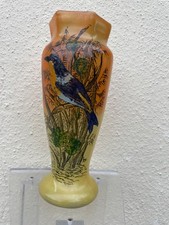 Vase verre émaillé d'occasion  Meschers-sur-Gironde