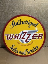 Usado, Placa redonda de metal para motocicleta Whizzer 23 1/4” veja fotos comprar usado  Enviando para Brazil