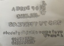 3er set stanzschablonen gebraucht kaufen  Buchen (Odenwald)