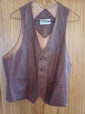 Leather waistcost medium. for sale  NEWQUAY