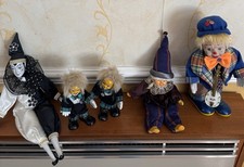 Vintageporcelain clown figurin for sale  HIGH WYCOMBE