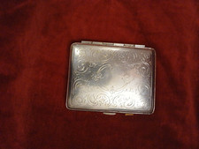 Chrome cigarette case for sale  GRANTHAM