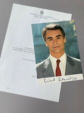 ANIBAL CAVACO SILVA  Präsident Portugal signed  Foto 15x20 Autogramm  comprar usado  Enviando para Brazil