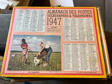 1947 calendrier almanach d'occasion  Clermont-en-Argonne