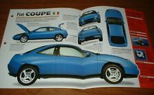 1997 FIAT COUPE 20V TURBO ORIGINAL IMP BROCHURA 97 98 99 ESPECIFICAÇÕES INFO POSTER★★ comprar usado  Enviando para Brazil