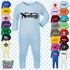 Terno de dormir MOTORCYCLE motociclista moto clássica MotoGP Superbikes Baby Grow ROMPER comprar usado  Enviando para Brazil