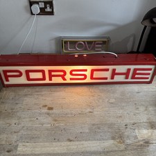 Porsche illuminated light for sale  NORTHWICH