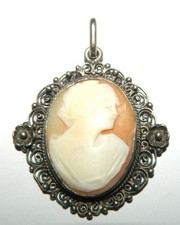 Joli pendentif camée d'occasion  Céret