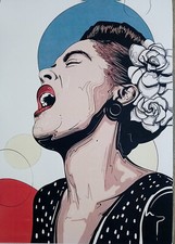 Billie holiday affiche d'occasion  Saint-Georges-de-Didonne