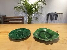Antique majolica green for sale  WAREHAM